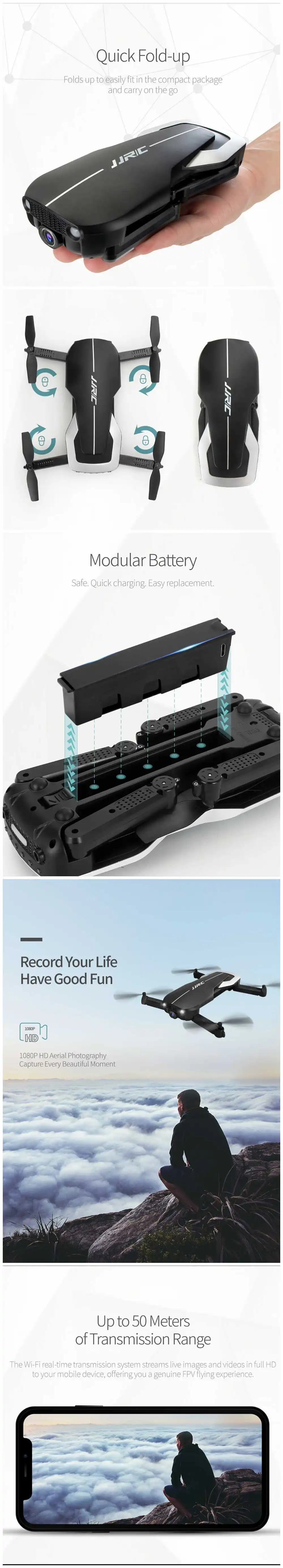 JJRC Grus H71 Gps 5g Wifi 1080p камера с автоматическим отслеживанием оптического потока складной Радиоуправляемый Дрон Квадрокоптер Rtf Vs Jjrc H37 DHD D5
