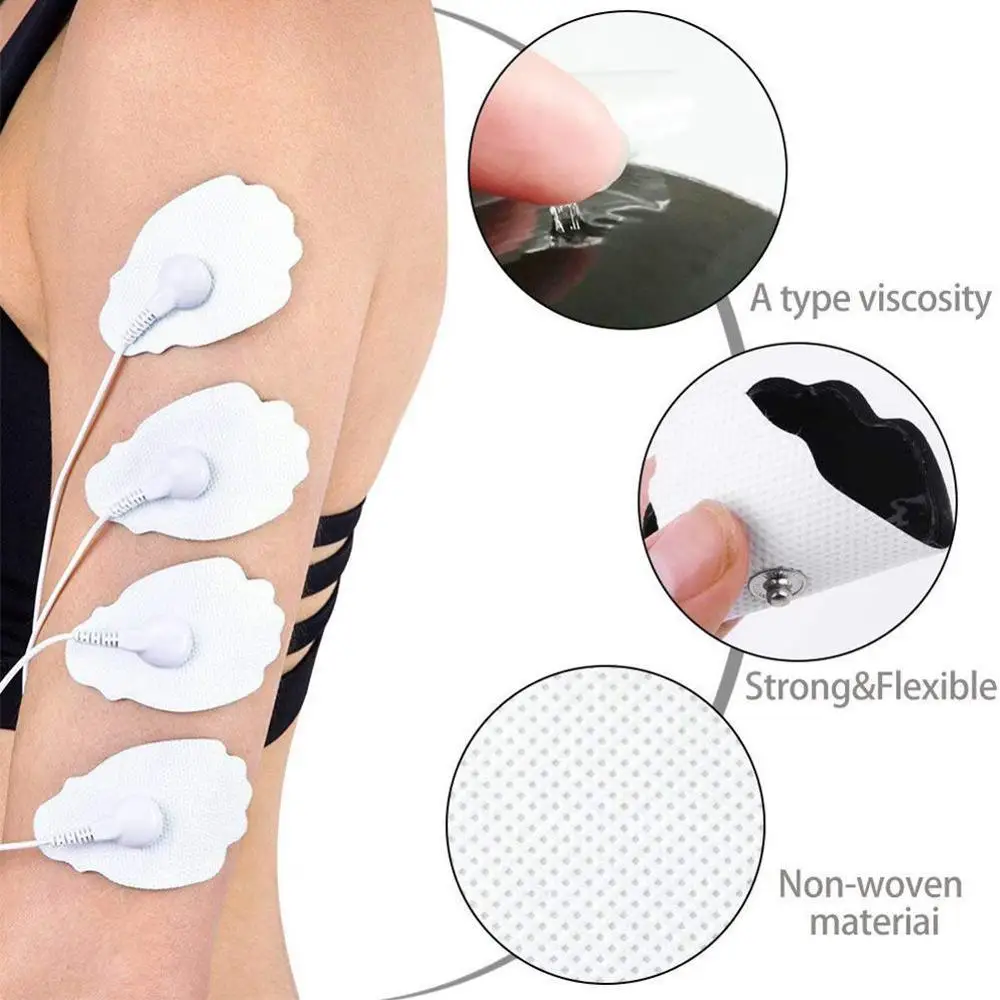 1 пара Экстра клей гель оснастки электрод колодки десятки блок электро-стикер