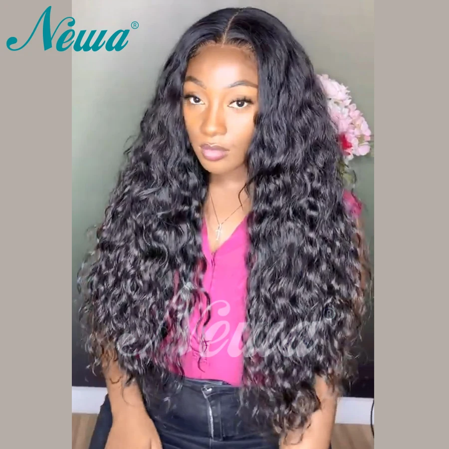 10A Newa волос сырой морской волнистые роскоши Синтетические волосы на кружеве
