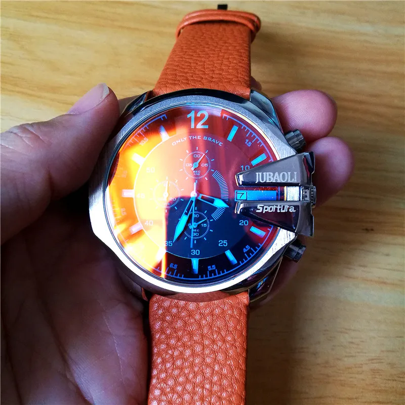 Мужские спортивные кварцевые часы с хронографом военный бренд подарок