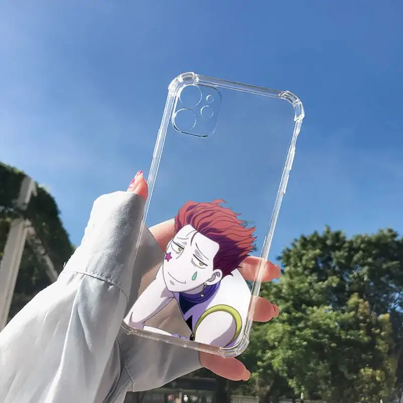 

Hisoka Anime Hunter X hunter Phone Case Transparent for Clear iPhone 11 12 8 7 6 6S XS MAX Plus X 5S SE 2020 XR mini pro