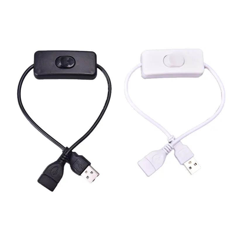 

28 см USB кабель с выключателем вкл/выкл Удлинительный кабель переключения для USB лампа USB вентилятор Питание линия прочная горячая Распродажа...