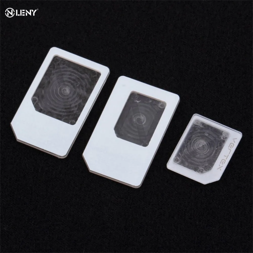 

3 pcs For nano SIM for Micro Standard Card Adapter Tray Holder Adapters For iPhone 5 Free / Drop Shipping