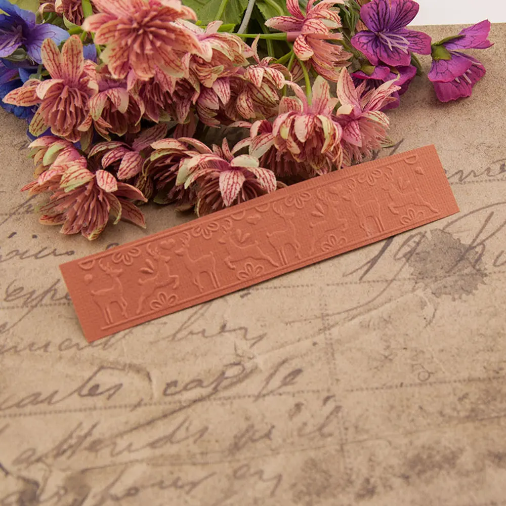 Пластиковая папка для тиснения в виде оленя изготовления открыток стационарные