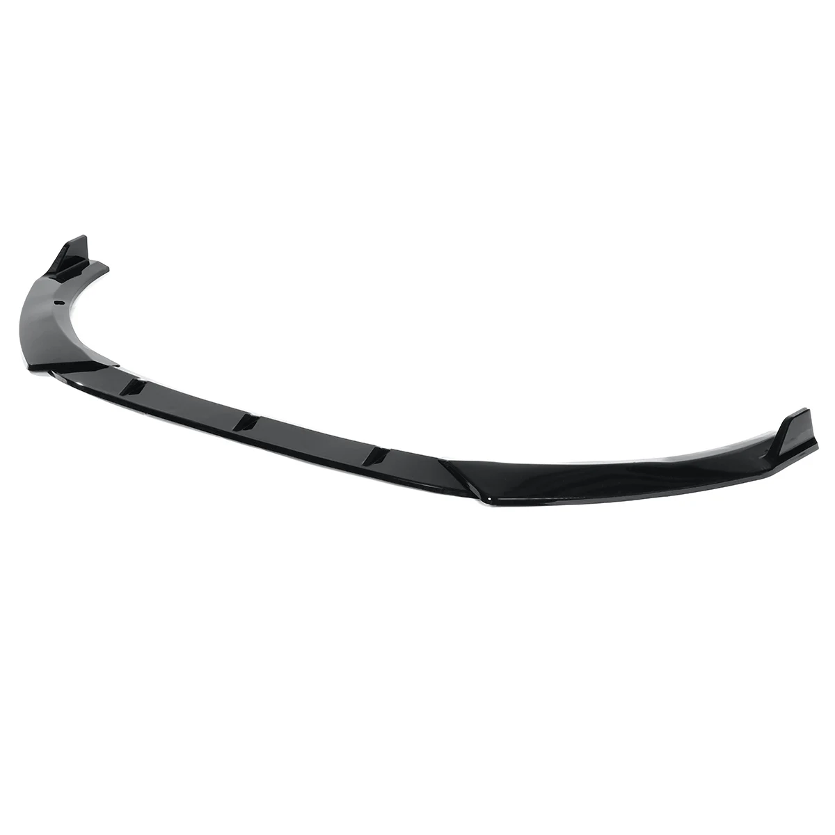 Глянцевый черный 3 шт. разделитель для переднего бампера автомобиля диффузор губ