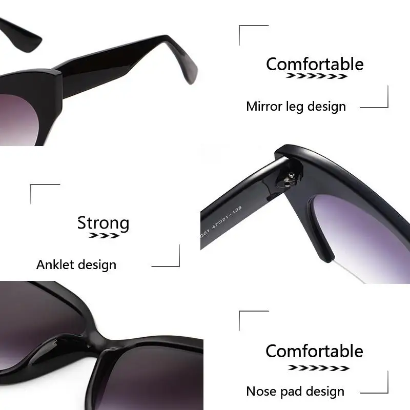 Леопардовые кошачьи глаза очки женские летние уличные персонализированные