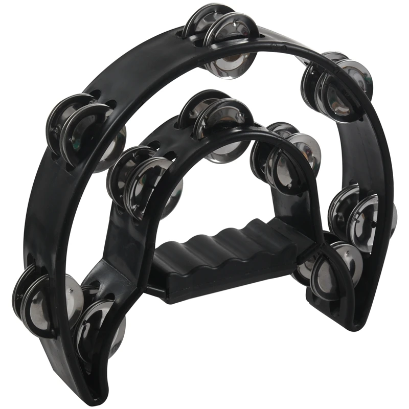 Ручной бубен компактный двойная Половина луны музыкальный ударный барабан