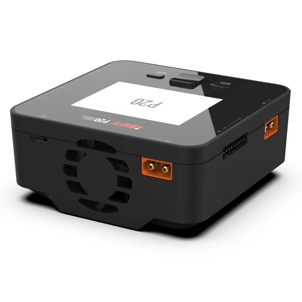 Cargador de equilibrio de bater&iacute;a de doble canal para Lilon LiPo LiHV NiMH Lipo, modelos RC, ISDT P10 / P20 250WX2 10AX2 / 500WX2 20Ax2-4