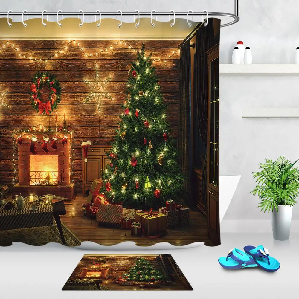 Домашний камин Рождественская елка украшение для ванной домашний декор