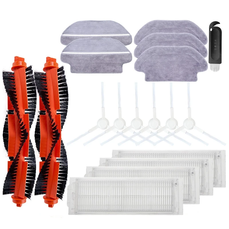 

Hepa Filter Roller Spin Brush Mop Cloth for Xiaomi Mijia LDS / STYJ02YM for Conga 3490 Robot Vacuum Cleaner