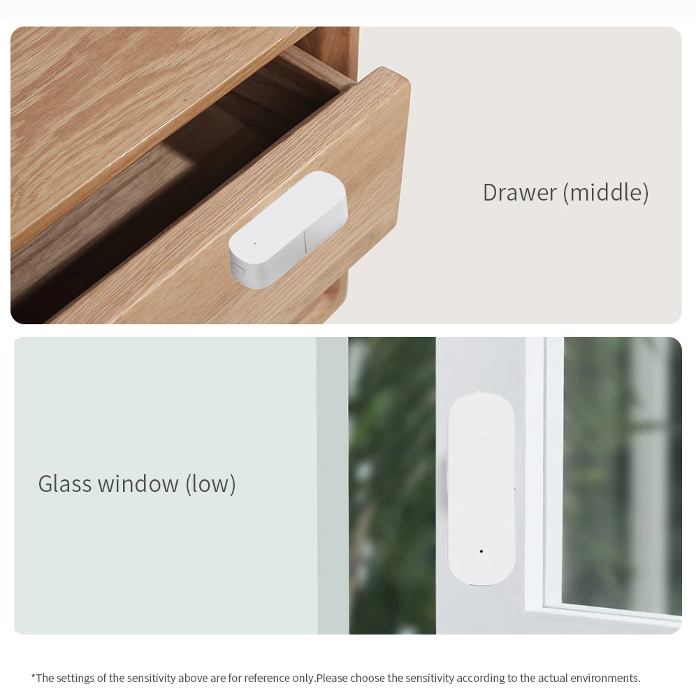 Датчик вибрации Tuya Zigbee для умного дома беспроводной детектор движения окон и