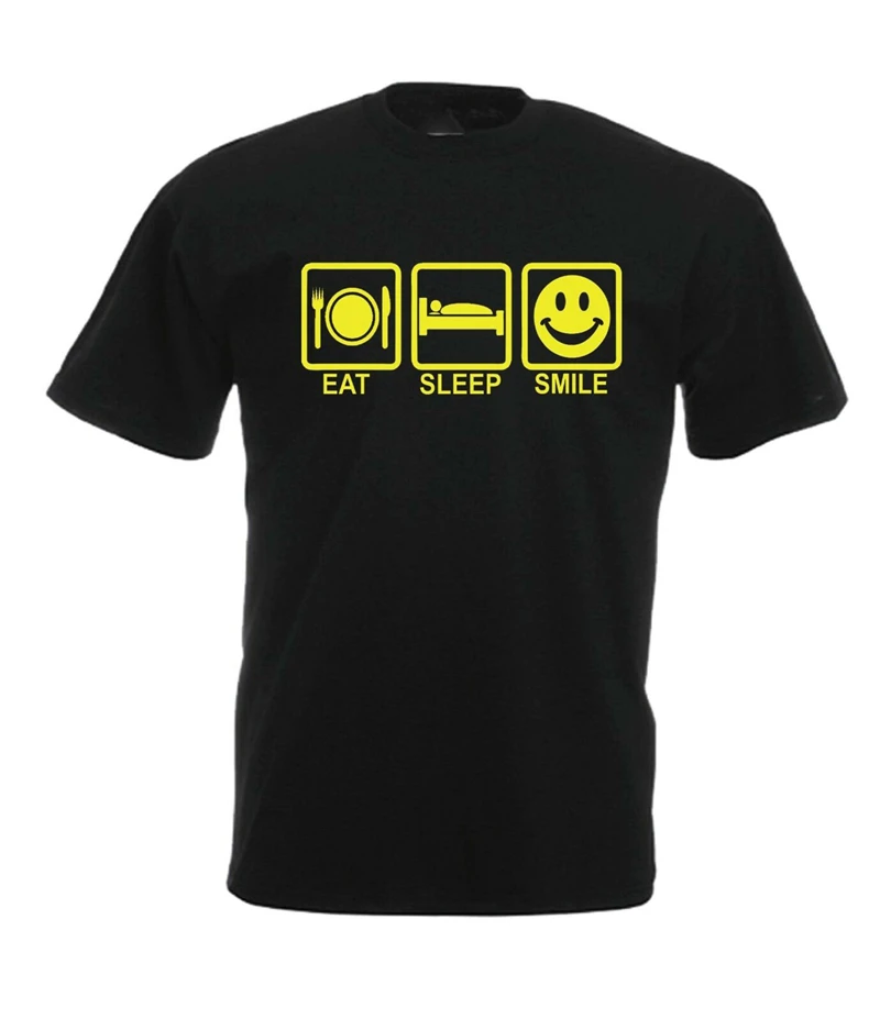 Eat Sleep Smile Dance Trance Rave музыка Рождество День рождения Мужская Женская Футболка 2Xl 24Xl