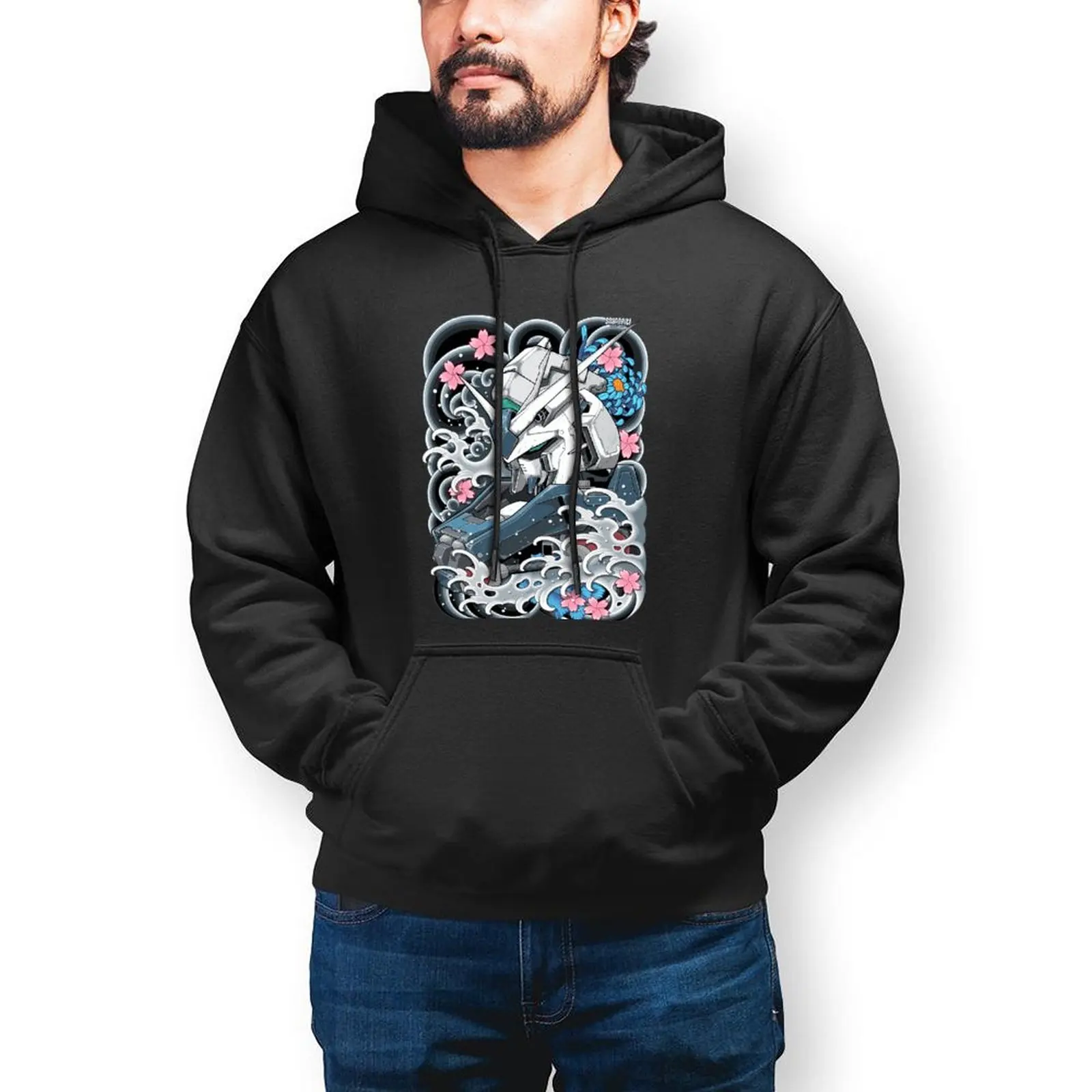

Bandai Gundam RX-93 Hi Nu Gundam Hoodies Manga Cotton Streetwear Pullover Hoodie Oversize Nice Hoodie Men