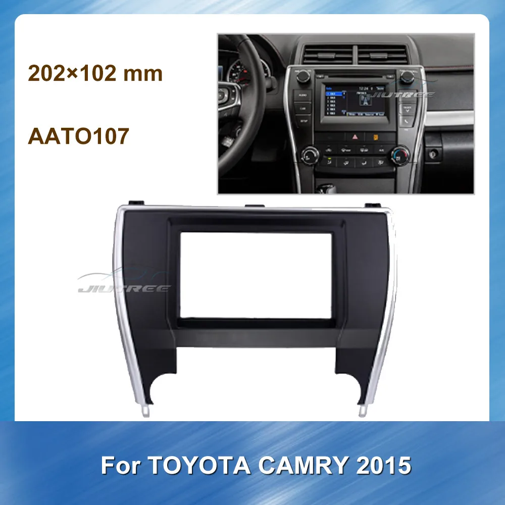 

Car Fascia Radio Audio Frame For Toyota Camry 2015 Car DVD Audio Fitting Adaptor Frame Special Dash Trim Kit Frame Panel