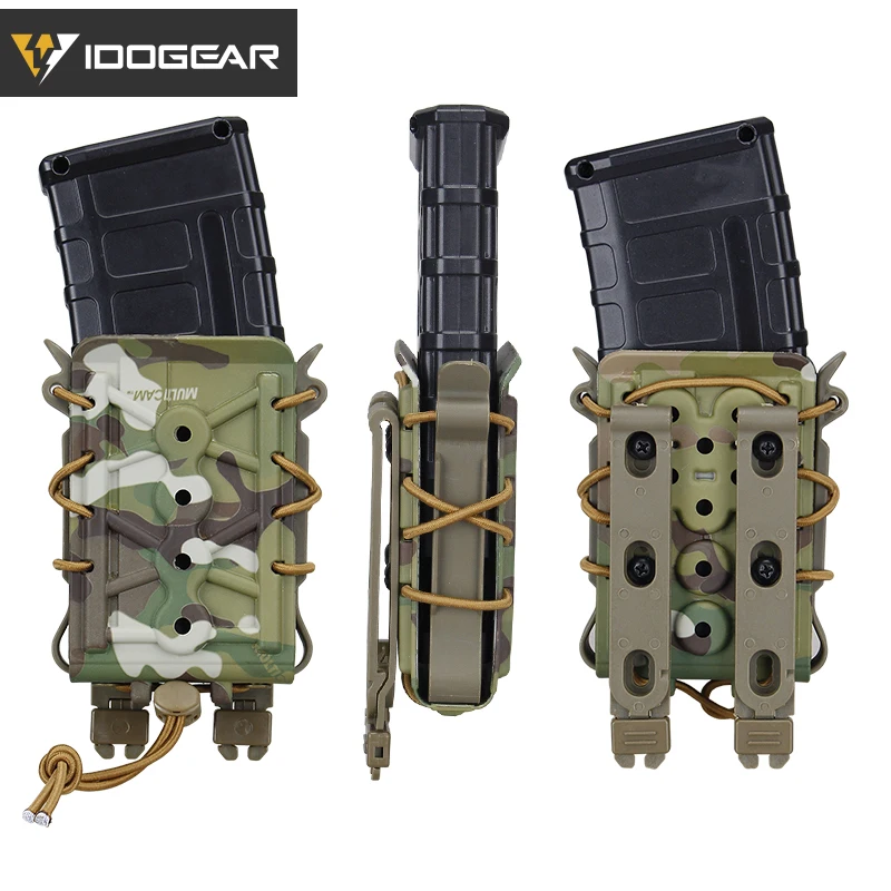 IDOGEAR Тактический Подсумок для журналов MOLLE Mag держатель винтовки подсумок 5 56 7 62 мм