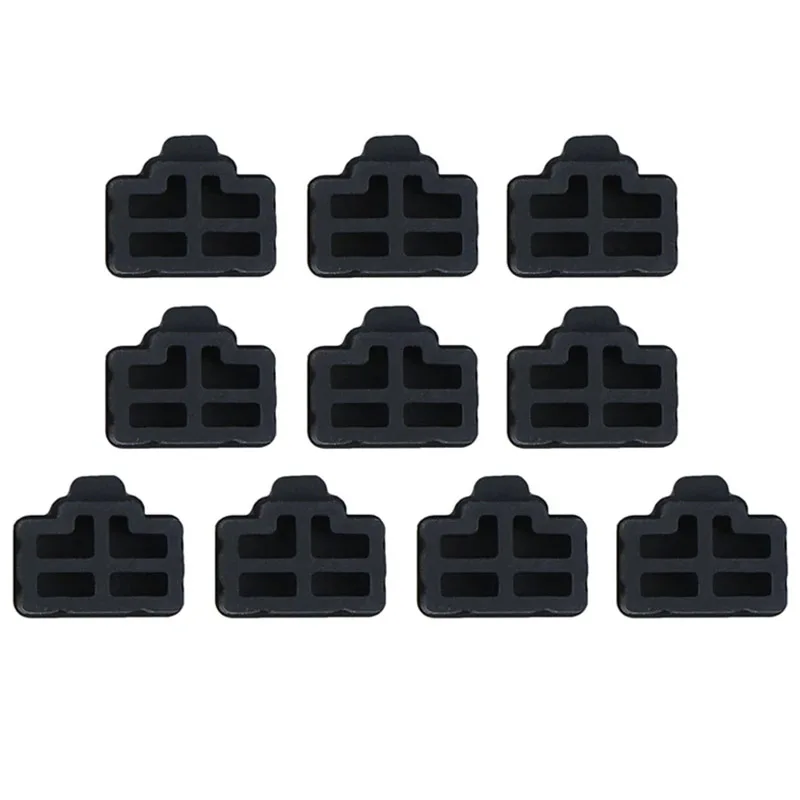 Фонарь 10 шт./лот или 30 черный хаб Ethernet порт RJ45 Пылезащитная заглушка подходит для