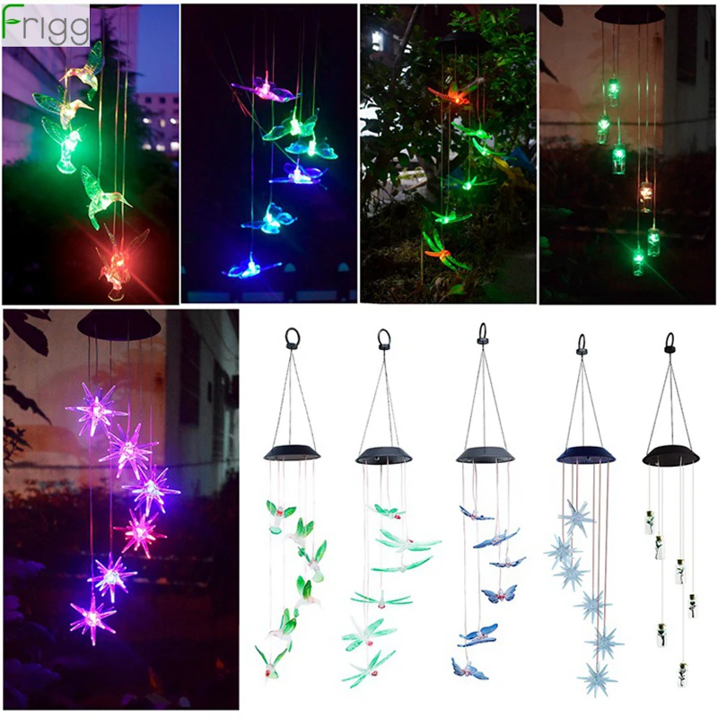 Светодиодные колокольчики Frigg на солнечной батаресветодиодный прозрачные с