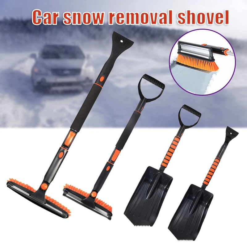 

1 компл. Портативная щетка для снега для автомобиля многофункциональная телескопическая лопата для снега практичные автомобильные инструм...