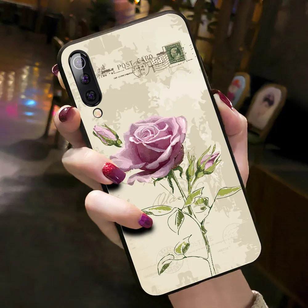 16 Для huawei P20 pro Чехол P30 задняя крышка lite для huawei honor 20 pro Чехол V20 mate ЖЕСТКИЙ ЦВЕТОК РОЗА ФЛОРА девушка женщина Индивидуальные - Цвет: 16