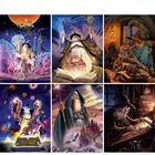 картина алмазами стич алмазная мозаика алмазная вышивка 5D алмазная живопись сделай сам, Хэллоуин, волшебник, человек, алмазная вышивка, декоративные картины, наборы для вышивки крестиком, рукоделие, творчество