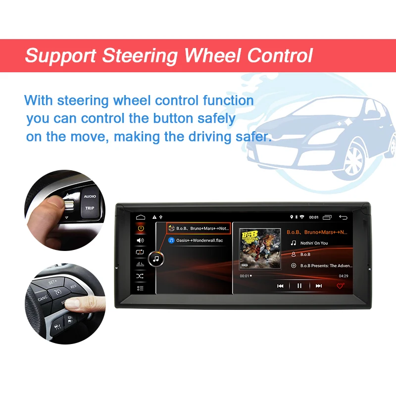 Автомагнитола AUTOTOP 2 din 10 25 дюйма Android 0 для E39 5 серии 1996 2003 с BT GPS навигацией MirrorLink DSP