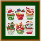 Набор для вышивки крестиком Stich, рукоделие, рождественские кексы, новый год, вышивка крестиком