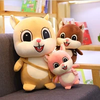 cute plush toys stuffed animals squirrel dolls kids birthday gifts