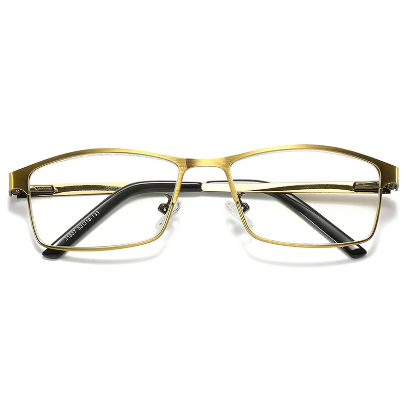 

Business Reading Glasses Fashion Anti Blue Light Eyeglasses High Definition Lenses Metal Frame Diopter +1.0 +1.5 2.0 2.5 3.0 3.5