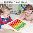 Гладкие деревянные 9x9 блоки для таблицы умножения красочные и забавные арифметические игрушки прочные и долговечные