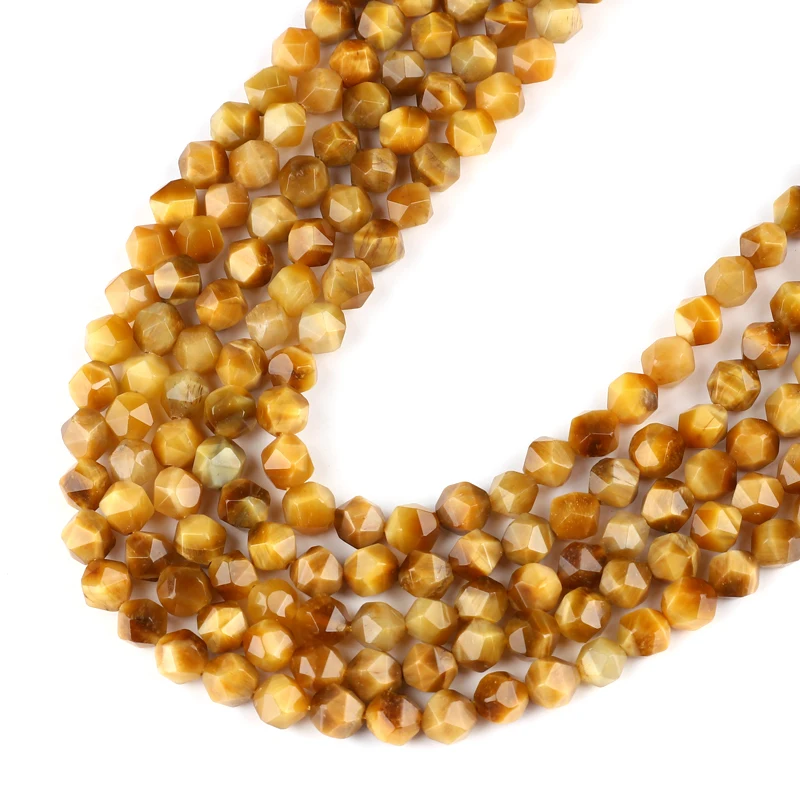 Камень тигровый глаз MINHIN бисер неправильной формы для изготовления ювелирных