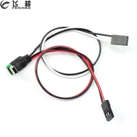 real time video output cable fpv image transmission line av video cable for gopro 2 3 camera accessory parts black color f06420
