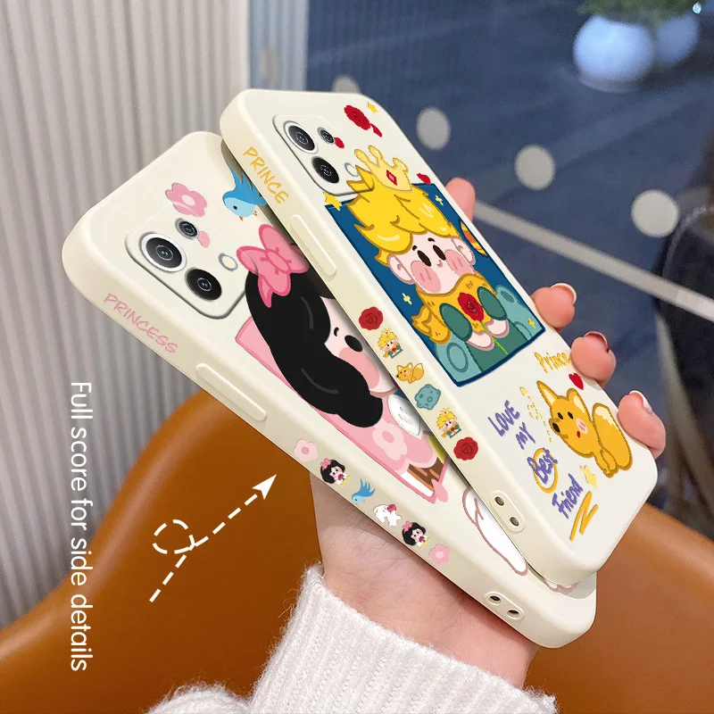 

Apple Princess Portrait Phone Case For Xiaomi Mi 11 10T 10 lite 9T Note 10 Redmi Note 10 9 9T 8 8Pro 7 7Pro 9 9A K40 K30 Cover