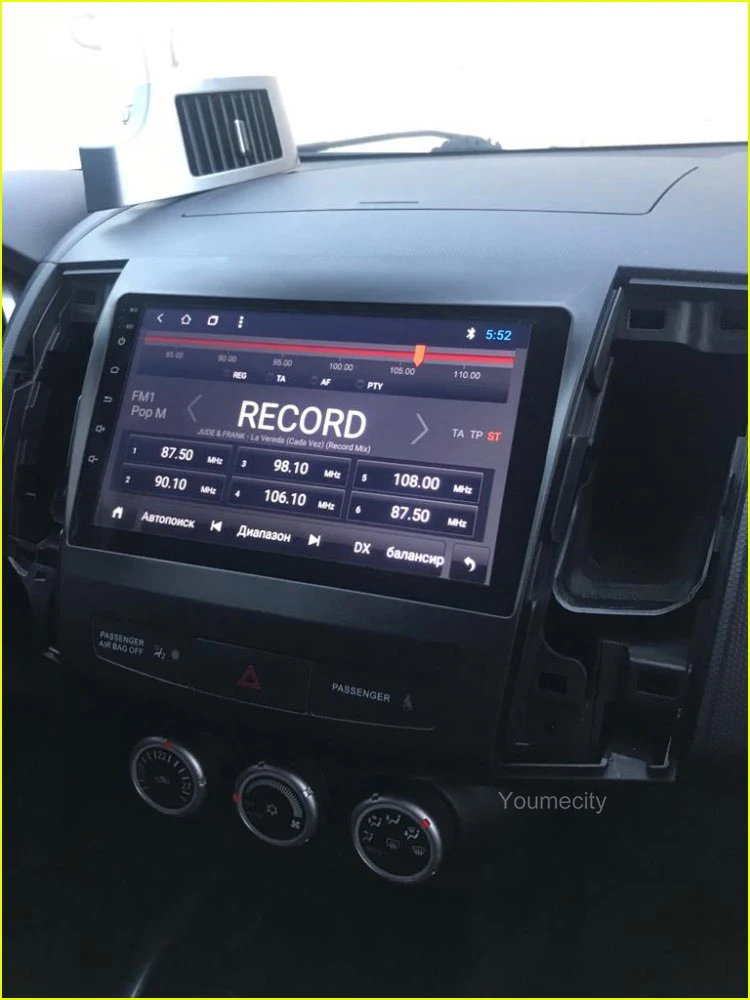 9 дюймов Android 9,0 Восьмиядерный 2 грамма 32 ГРОМ автомобильный dvd-плеер для Mitsubishi Outlander 2006-2013 радио gps Навигация BT wifi Навител