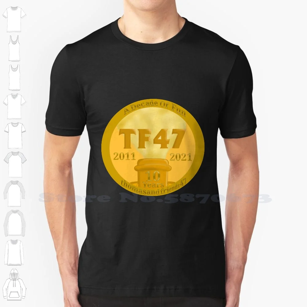 

Thomasandfriends47 10Th Anniversary Logo!! Summer Funny T Shirt For Men Women Thomas Thomasandfriends47 Thomas The Train Tf47