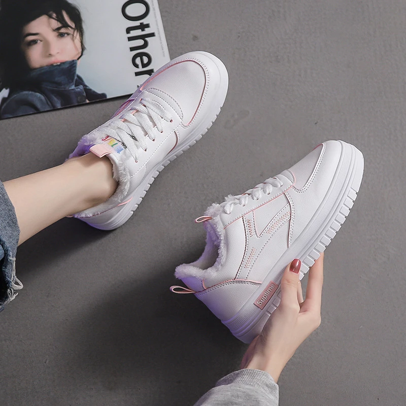 MONMOIRA/Женская обувь на платформе с круглым носком и мехом женские кроссовки