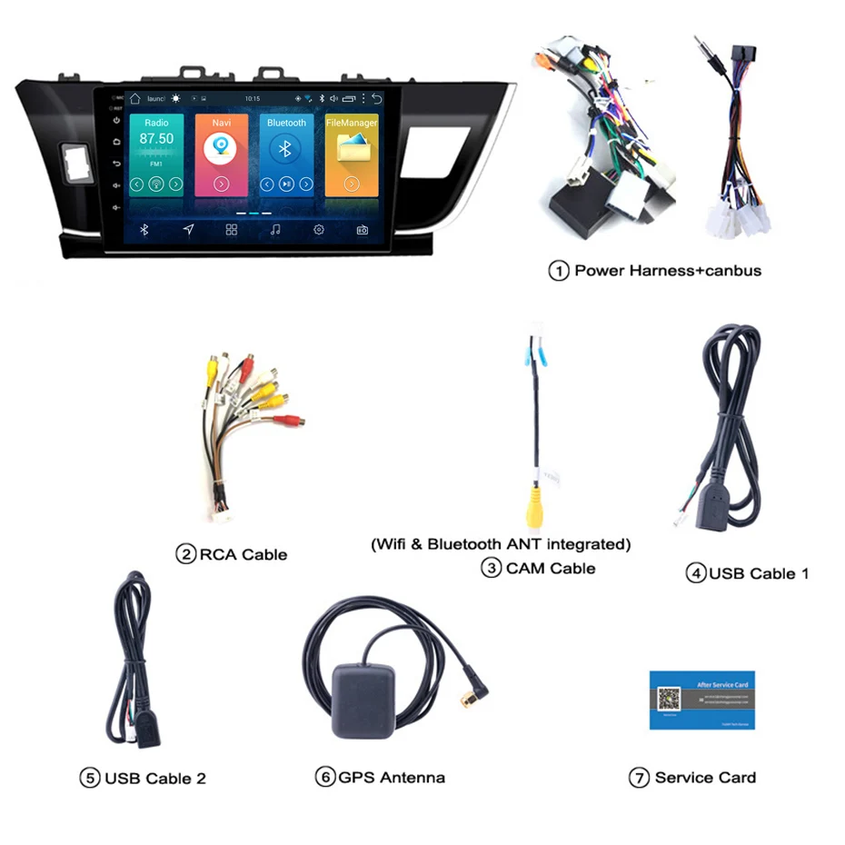 10 1 дюймовый 2.5D IPS HD мультисенсорный экран Android 2014 2 Гб ОЗУ 32 ПЗУ NAVI для toyota corolla altis