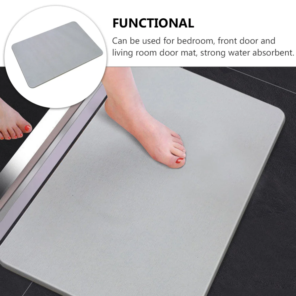 

Anti-skid Floor Mat Absorbent Bathroom Mat Non-slip Foot Cushion for Home