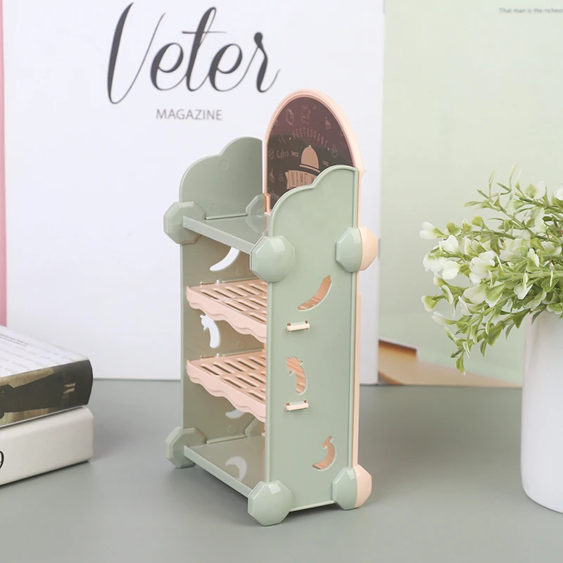 

1Pc Dollhouse Miniature Simulation Furniture Dining Table Dining Rack Decoration Scene Toy Home Furniture Decor Accessories