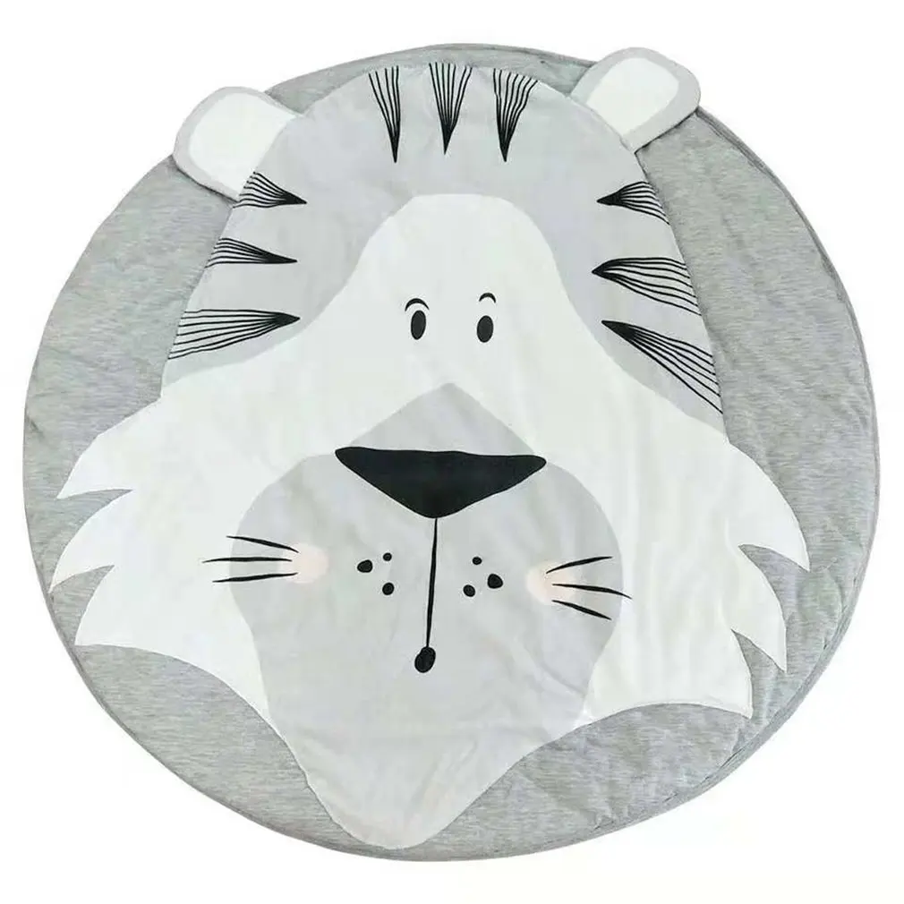 tiger Печатный детский коврик для ползания, игровой коврик, детский Декор комнаты, мультяшный коврик для ползания, декор комнаты, утолщение - Цвет: tiger