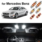 Can-bus светодиодная лампа для освещения салона автомобиля Комплект для Mercedes Benz CLS CLK CLA класс W218 W219 W208 C208 W209 C209 A209 C117 купол сигнальная лампа для открытой автомобильной двери