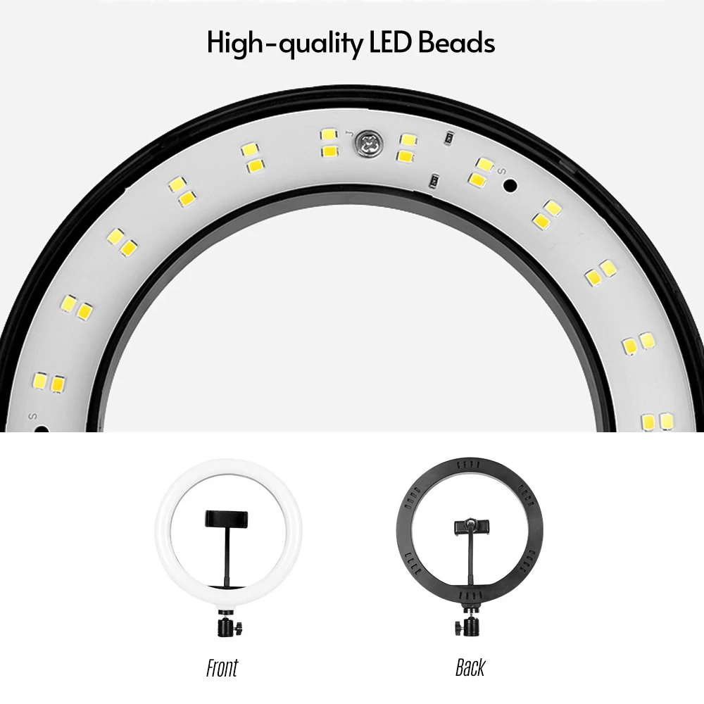 10 &quotRGB кольцевой светильник СВЕТОДИОДНЫЙ Красочный заполняющий для прямой
