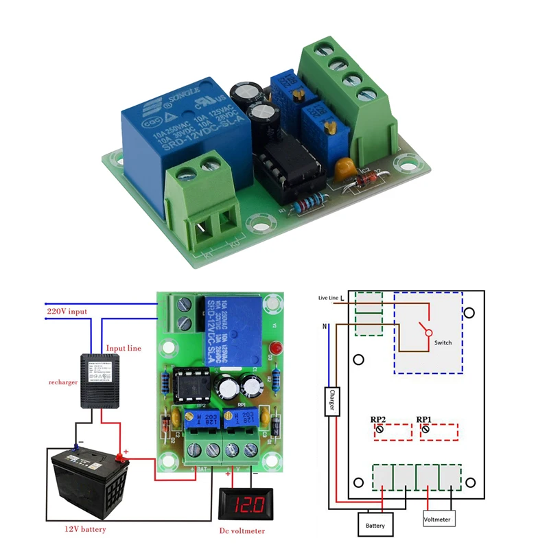 Планшетофон 12 В умное зарядное устройство панель управления питанием