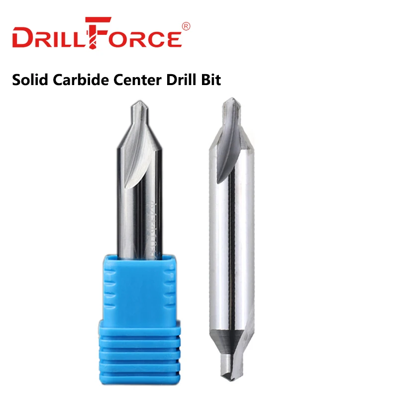 Drillforce 1 шт. A1 A6 твердосплавные центральные сверла набор сверл типа Зенковка фаска