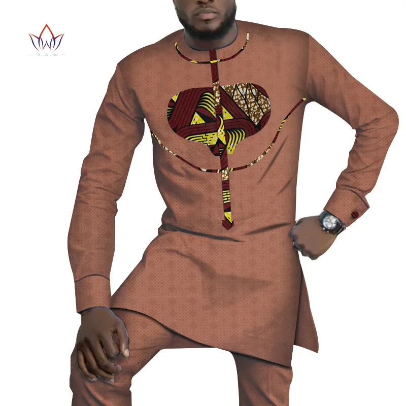 Базен для мужчин комплект из 2 предметов штаны комплекты в африканском стиле