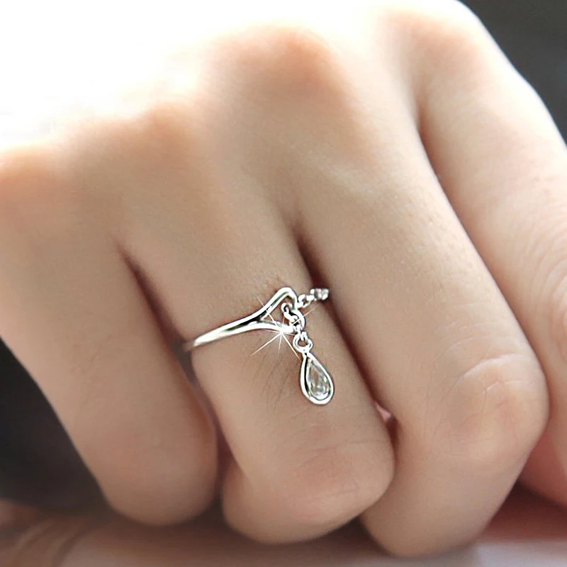 Простой элегантный дизайн модные кольца для женщин Свадебные обручальные