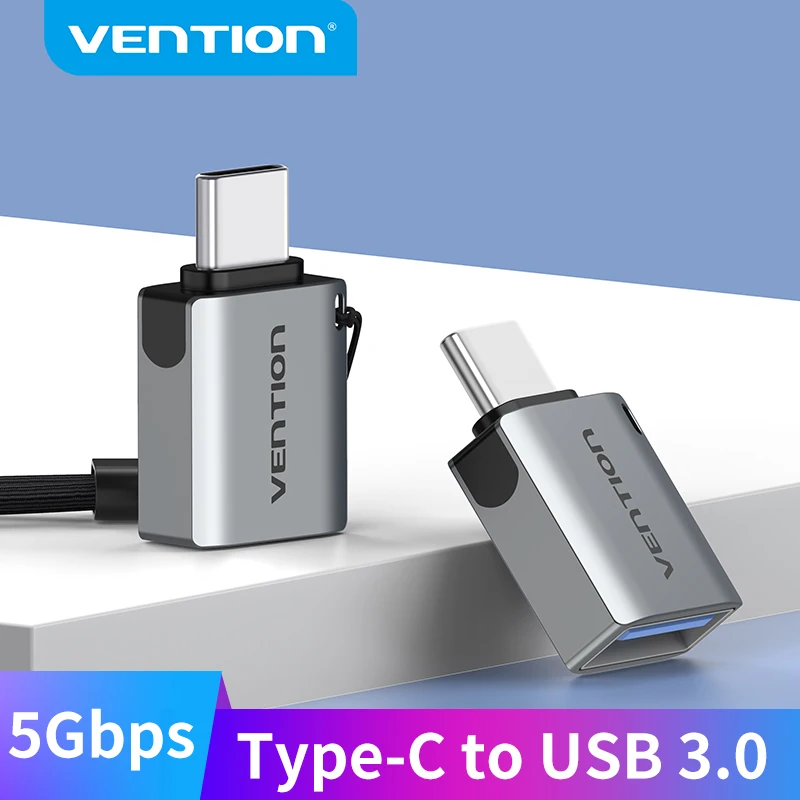 

Vention Type C to USB Adapter Type C Male to USB 3.0 Female OTG Cable Converter for Macbook Pro Samsung S20 S10 USB OTG Adapter