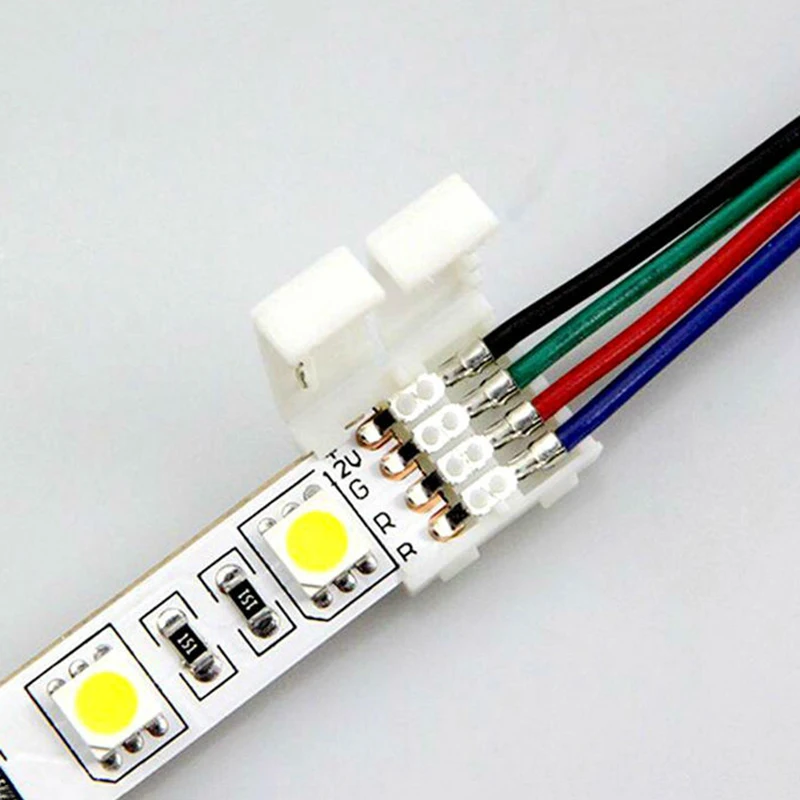 5 шт. 4 Pin коробка передач с разъем мужской/женский Светодиодные ленты иглы Разъем