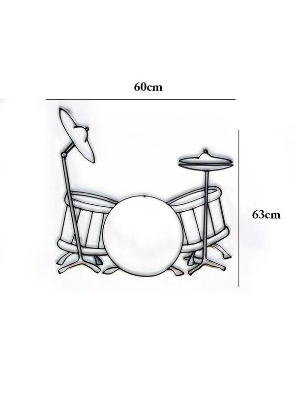 

Drum Metal Wall Table