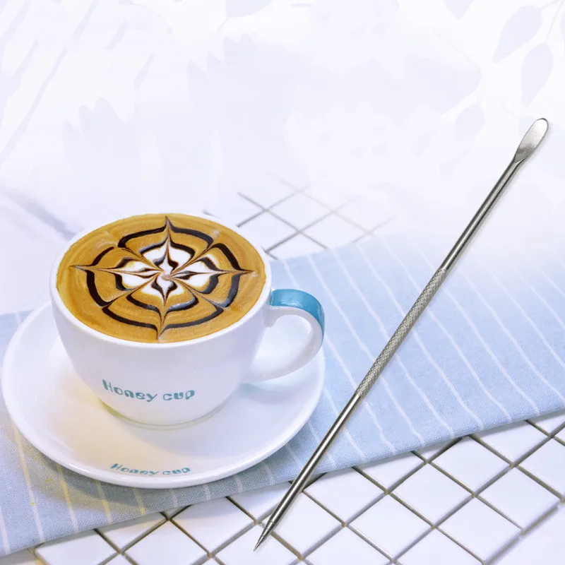 5 шт. художественные иголки для кофе бариста капучино эспрессо украшения латте