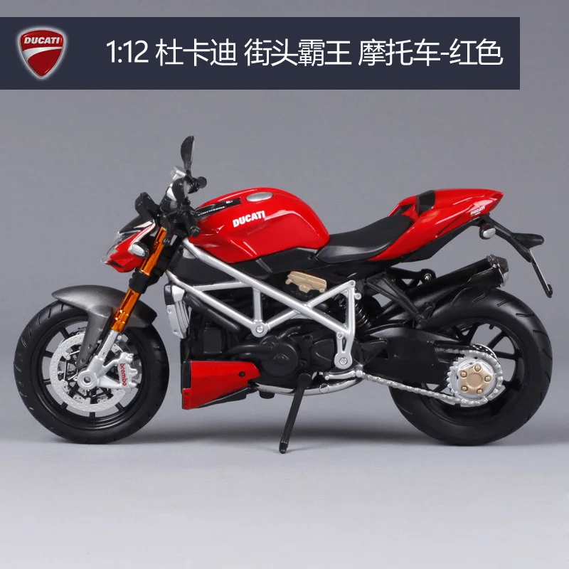 Maisto 1:12 Ducati mod Streetfighte S мотоцикл металлическая модель игрушки для детей подарок на